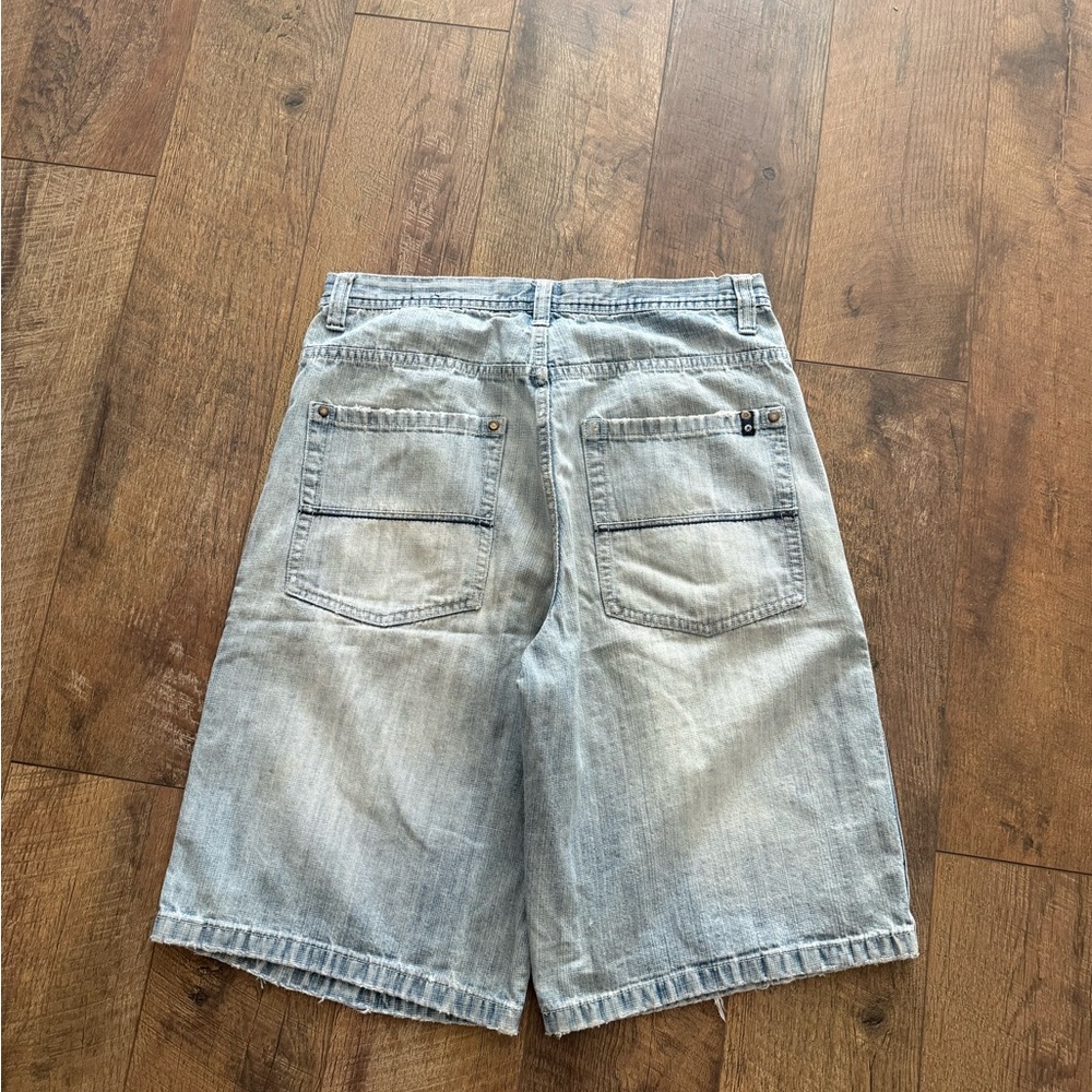 South Pole Light Blue Jean Shorts for Men